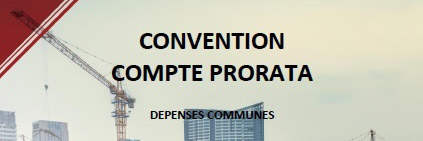 Gestion de Compte Prorata - Convention